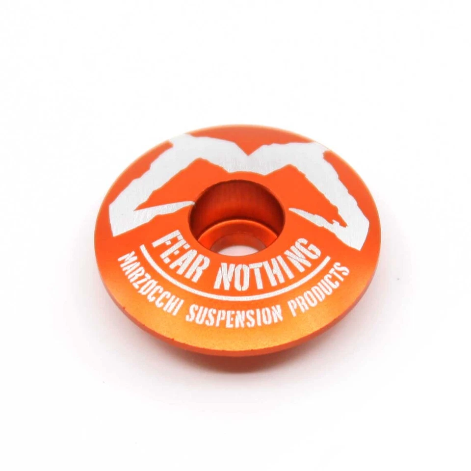 Gorra Top Sin Roscas Estilo Marzocchi Adelante “Fear Nothing” 1 1/8′′ Retro Foto 1 de 1