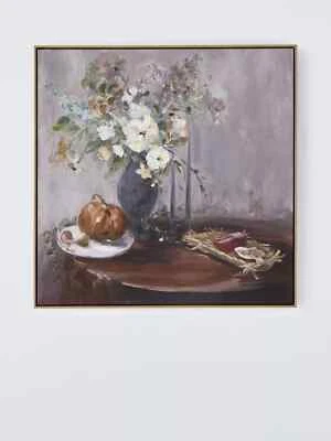 John Lewis 'Still Life Tablescape' Framed Canvas Print, 81.9 x 81.9cm, Multi New - Image 1 of 4