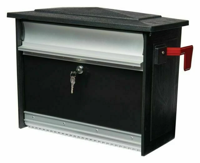 Gibraltar Wall-Mount Locking Mailbox - Black (MSK00000)
