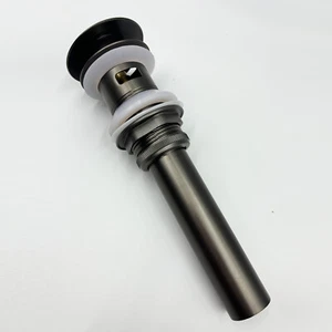 Bathroom Sink Drain Overflow Vessel Sink Lavatory Vanity Pop Up Drain Stopper 30 - Picture 1 of 10