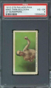 1910 E79 Philadelphia Caramel Mike Twin Sullivan PSA 4 - Bild 1 von 1