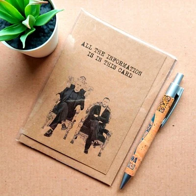 FUNKO JOY CARDS Funny Taskmaster Birthday card - greg davies and alex horne