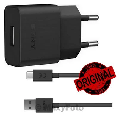SONY CARICABATTERIE ORIGINALE PARETE VELOCE 7.5W UCH20 CAVO UCB20 TYPE-C 78ABF1A - Immagine 1 di 3