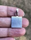 999 Pure Silver Hindu Religious Solid Silver Square Sheet Pendant 1Pc-free ship.