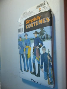 Simplicity Sewing Pattern 7274 Sz XS-XL Civil War Soldier Men Costume Theater - Picture 1 of 1