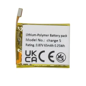 Replacement Battery 65mAh Fit for Fitbit Charge 5 LSS271617 Smartwatch FB421 - Picture 1 of 7
