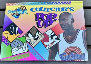 VINTAGE 1996 SPACE JAM Collector's POP-UP Book Michael Jordan New Old Stock - Imagen 1 de 4