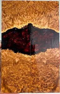Stabilized Black Ash Burl Knife Scales | SBAB 939 - Picture 1 of 6