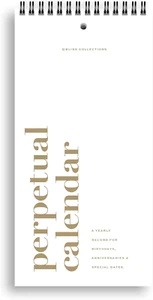 Perpetual Calendar, Important Dates to Remember, Monthly and Daily Wall Hanging - Picture 1 of 5