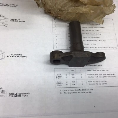 NOS Jacobs #1239 Válvula de escape cruceta vástago hueco, (1) solamente Foto 1 de 4