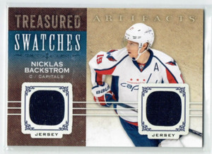 14-15 UD Upper Deck Artifacts Treasured Swatches  Nicklas Backstrom  Jerseys
