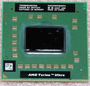 AMD Turion x2 Ultra ZM87 ZM86 ZM85 ZM84 ZM82 ZM80 Dual-Core Socket S1 CPU - Picture 1 of 13
