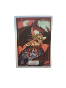 Magic: the Gathering Dragon Foil Original Token von Unpopin - Bild 1 von 2