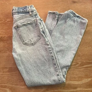 Jeans Abercrombie & Fitch donna anni '90 dritto ultra alto curvo amore 24/00 - Foto 1 di 6