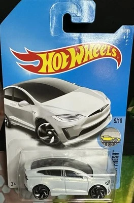 Hot Wheels White Tesla Model X 97/365 Factory Fresh 9/10 New For 2017 SEALED - Image 1 of 2