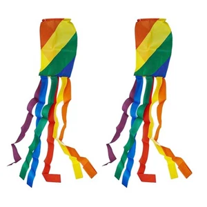 Colorful Windsock Flag for Festivals Sports Events and Outdoor Advertisements - Picture 1 of 12