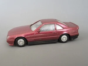 C692 Jouet Métal Chine Mercedes 500 SL R129 Coupé Rouge Métallisé 1:43 - Picture 1 of 7