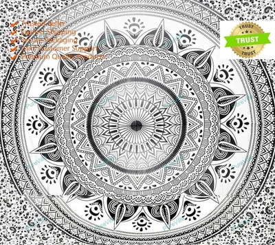 Conjunto de roupa de cama colcha capa de edredom hippie cigana indiana étnica floral capa de cama - Imagem 1 de 4