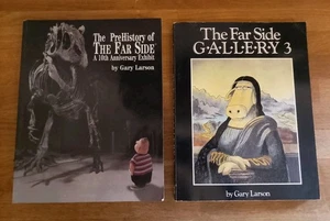 COMICS- Bundle Of X2 Gary Larson Far Side Of The Gallery Comic Book Paperbacks - Picture 1 of 3
