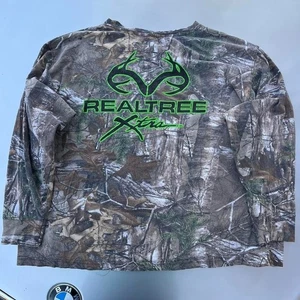 Realtree xtra 2000s long sleeve camo shirt - green and brown #outdoorstyleSuper - Picture 1 of 7