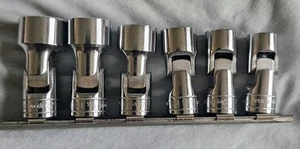 Snap-on 3/8" Drive SAE Universal Socket Set 7/16" - 3/4" 6-point FS14-FS24 - Picture 1 of 11