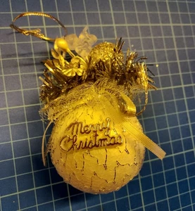 Pallina Di Polistirolo Merry Christmas Per L' Albero Di Natale - Foto 1 di 2