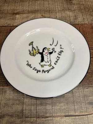 8 platos de aperitivo de postre de vacaciones de Nochevieja Pottery Barn Party Penguins Foto 1 de 4