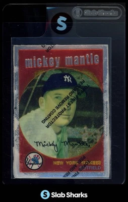 Topps #9 1996 Mickey Mantle reimpresiones conmemorativas mejor Foto 1 de 4