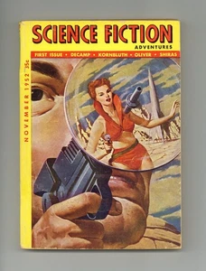 Science Fiction Adventures Pulp Vol. 1 #1 VG 1952 Low Grade - Picture 1 of 3