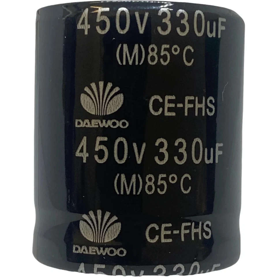 330uF 450V Radial Electrolytic Capacitor Daewoo 42.5x35.5mm - image 1 of 1