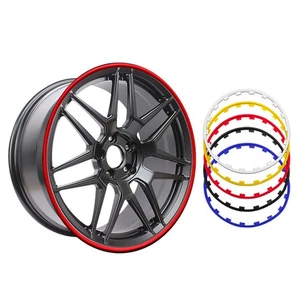 4 Stück Auto Felgenschutz 16-20 Zoll Radschutz Felgenschutz Zierring - Bild 1 von 29
