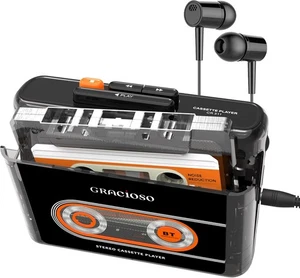 Gracioso CR311 Stereo Cassette Tape Player mit 1100mAH Akku - Bild 1 von 5