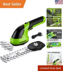 Leichter Akku-Gartentrimmer - 2000mAh Akku und kohlenstoffreiche Klingen - Bild 1 von 9