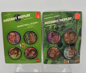 1971 Mattel Instant Replay NBA Stars Wilt Chamberlain Pete Maravich - 2 4-Paks - Picture 1 of 10