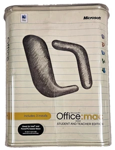 2004 NEW IN ORIGINAL BOX OFFICE:MAC STUDENT AND TEACHER EDITION -3 INSTALLS - Picture 1 of 2