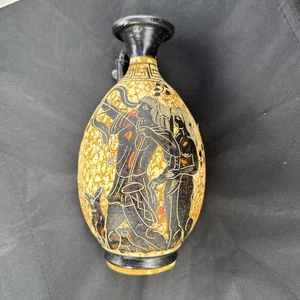 Vintage Terracotta Hand Made in Greece Wine/Water Pitcher/Vase - Picture 1 of 5