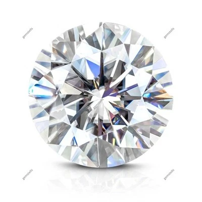 VVS1 D Color Round Excellent Cut 13 MM Moissanite Gemstone CERTIFIED - Image 1 of 4