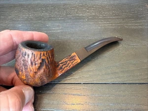 Estate Pipe Lorenzo Savona Standard #738 Rusticated Italy Tobacco Smoking Pipe - Picture 1 of 16