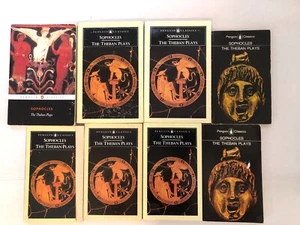 Lot of 8 The Theban Plays Teacher Class Set Penguin Antigone King Oedipus - Picture 1 of 5