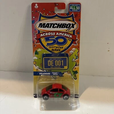 Matchbox Across America 50th Birthday Series - Delaware Concept 1 Beetle Foto 1 de 3