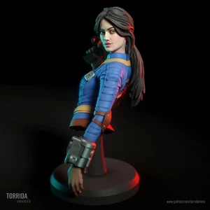 Kit Modelo Impreso en 3D Busto Proxy para Morador de la Bóveda Lucy Para "Fans de Ciencia Ficción Fallout" - Imagen 1 de 8