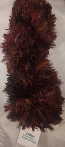PRISM YARNS PLUME FAUX FUR Hand Dyed color EMBERS 45 yd - Picture 1 of 4