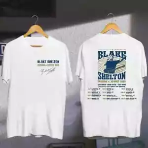 Blake Shelton Tour 2025 Fan Shirt, Blake Shelton Friends & Heroes Tour 2025 Shir - Picture 1 of 4