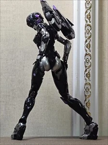 Charm infinito Mbreed AICY Flametoys Arcee 16 cm assemblaggio modello M66337 nero ver - Foto 1 di 24
