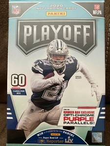2020 Panini Playoff Football Sealed Hanger Box Look For Opti-Chrome Purple RC's - Picture 1 of 1