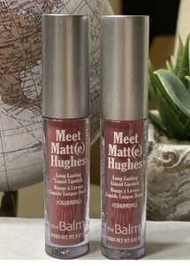 2x The Balm Met Matt(e) Hughes Long Lasting Liquid Lipstick 0.07 fl oz - Picture 1 of 2