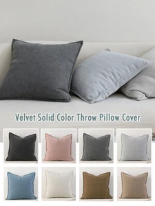 Herringbone Chenille 45cm Cushion Cover Pillow Case Sofa Throw Home Decor Pillow - Picture 1 of 30