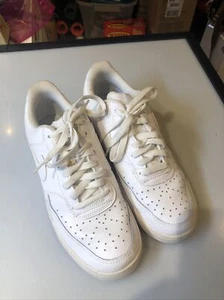SIZE 8 NIKE Court Vision Lo Mens Basketball Shoe CD5463-100 White - Picture 1 of 8