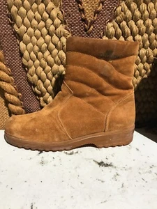 EXPLORERS Marrón Tostado Cuero Gamuza Tobillo Senderismo Botas Cremallera Forradas Sherpa EE. UU. Talla 12 - Imagen 1 de 8