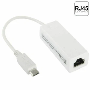 Micro Usb auf Lan Ethernet Adapter RJ45 Netzwerk Samsung Huawei Handy Tablet Z19 - Bild 1 von 2